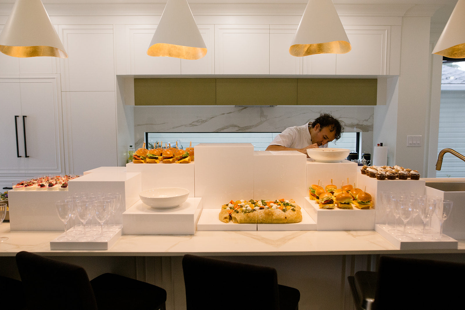 Food Display Risers for Catering for catering and event displays